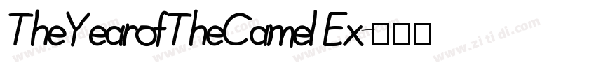 TheYearofTheCamel Ex字体转换